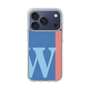 スリムプロテクションケース［ オリジナル - initial color line - W blue ］