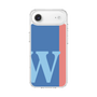 スリムプロテクションケース［ オリジナル - initial color line - W blue ］