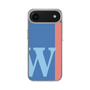 スリムプロテクションケース［ オリジナル - initial color line - W blue ］
