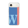スリムプロテクションケース［ オリジナル - initial color line - W blue ］