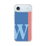 スリムプロテクションケース［ オリジナル - initial color line - W blue ］
