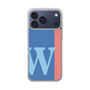 スリムプロテクションケース［ オリジナル - initial color line - W blue ］
