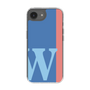 スリムプロテクションケース［ オリジナル - initial color line - W blue ］
