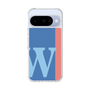 スリムプロテクションケース［ オリジナル - initial color line - W blue ］
