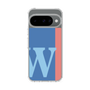 スリムプロテクションケース［ オリジナル - initial color line - W blue ］