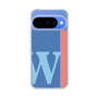 スリムプロテクションケース［ オリジナル - initial color line - W blue ］