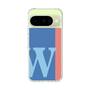 スリムプロテクションケース［ オリジナル - initial color line - W blue ］