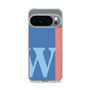 スリムプロテクションケース［ オリジナル - initial color line - W blue ］