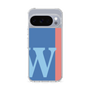 スリムプロテクションケース［ オリジナル - initial color line - W blue ］