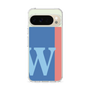 スリムプロテクションケース［ オリジナル - initial color line - W blue ］