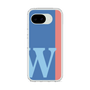 スリムプロテクションケース［ オリジナル - initial color line - W blue ］