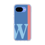 スリムプロテクションケース［ オリジナル - initial color line - W blue ］