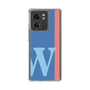 スリムプロテクションケース［ オリジナル - initial color line - W blue ］