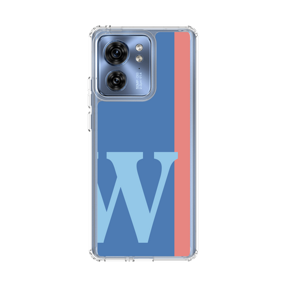 スリムプロテクションケース［ オリジナル - initial color line - W blue ］