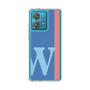 スリムプロテクションケース［ オリジナル - initial color line - W blue ］