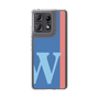 スリムプロテクションケース［ オリジナル - initial color line - W blue ］