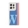 スリムプロテクションケース［ オリジナル - initial color line - W blue ］