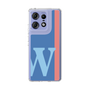 スリムプロテクションケース［ オリジナル - initial color line - W blue ］