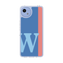 スリムプロテクションケース［ オリジナル - initial color line - W blue ］