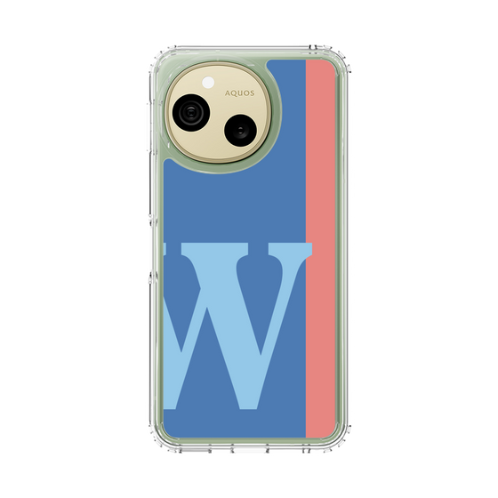 スリムプロテクションケース［ オリジナル - initial color line - W blue ］