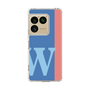 スリムプロテクションケース［ オリジナル - initial color line - W blue ］