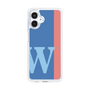 スリムプロテクションケース［ オリジナル - initial color line - W blue ］
