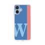 スリムプロテクションケース［ オリジナル - initial color line - W blue ］