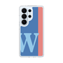 スリムプロテクションケース［ オリジナル - initial color line - W blue ］