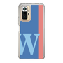 スリムプロテクションケース［ オリジナル - initial color line - W blue ］