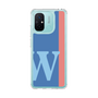 スリムプロテクションケース［ オリジナル - initial color line - W blue ］