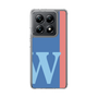 スリムプロテクションケース［ オリジナル - initial color line - W blue ］