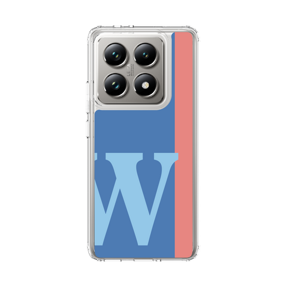 スリムプロテクションケース［ オリジナル - initial color line - W blue ］