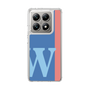 スリムプロテクションケース［ オリジナル - initial color line - W blue ］