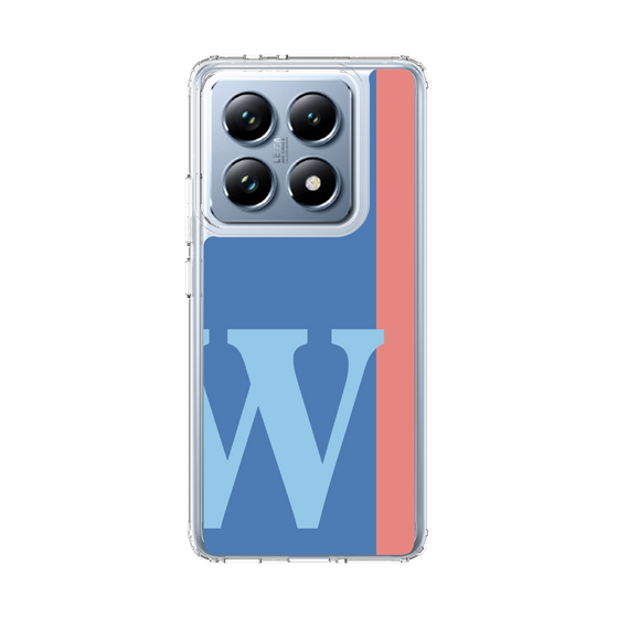スリムプロテクションケース［ オリジナル - initial color line - W blue ］