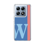 スリムプロテクションケース［ オリジナル - initial color line - W blue ］