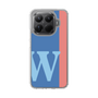 スリムプロテクションケース［ オリジナル - initial color line - W blue ］