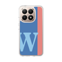 スリムプロテクションケース［ オリジナル - initial color line - W blue ］
