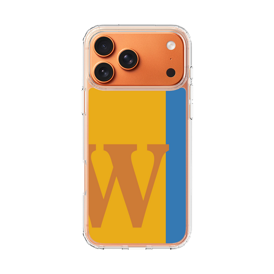 スリムプロテクションケース［ オリジナル - initial color line - W orange ］