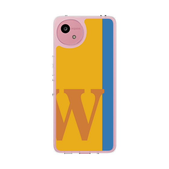 スリムプロテクションケース［ オリジナル - initial color line - W orange ］