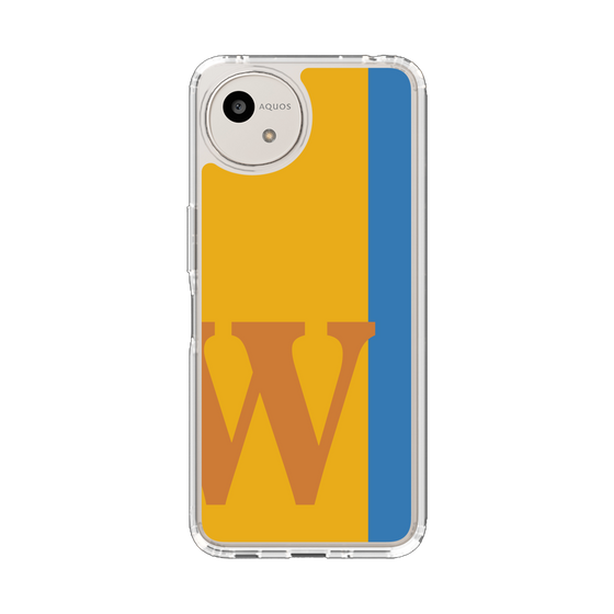 スリムプロテクションケース［ オリジナル - initial color line - W orange ］