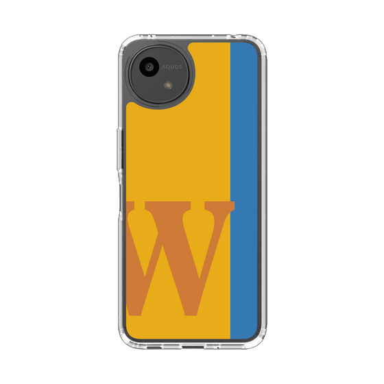 スリムプロテクションケース［ オリジナル - initial color line - W orange ］