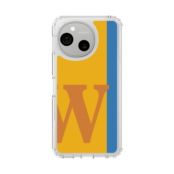 スリムプロテクションケース［ オリジナル - initial color line - W orange ］