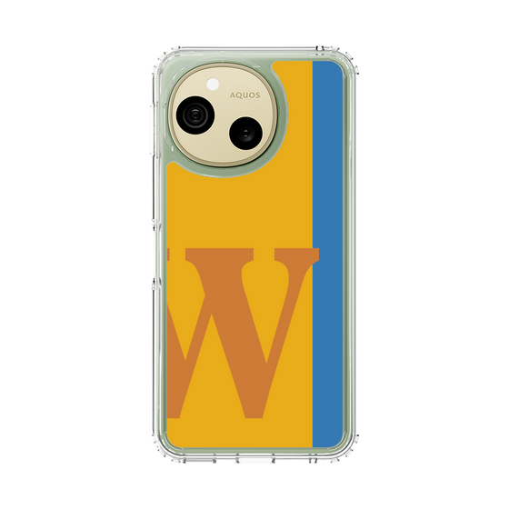 スリムプロテクションケース［ オリジナル - initial color line - W orange ］