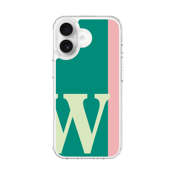 スリムプロテクションケース［ オリジナル - initial color line - W green ］