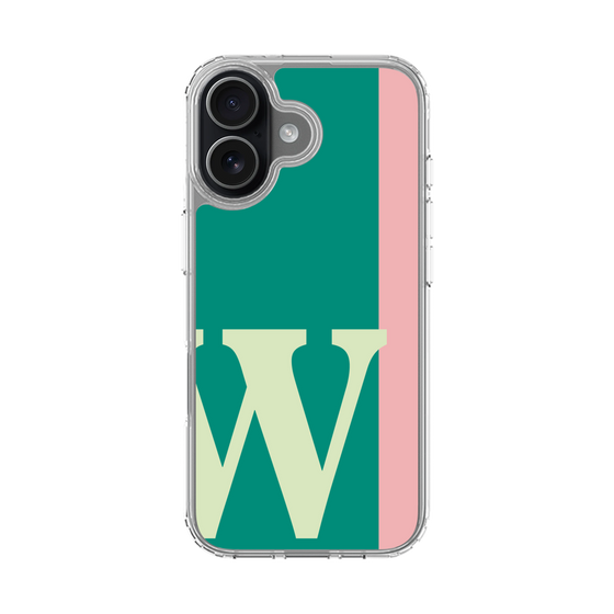 スリムプロテクションケース［ オリジナル - initial color line - W green ］