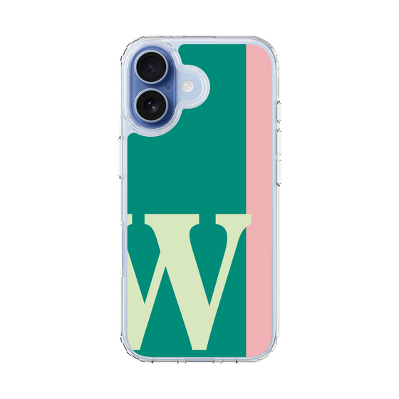 スリムプロテクションケース［ オリジナル - initial color line - W green ］