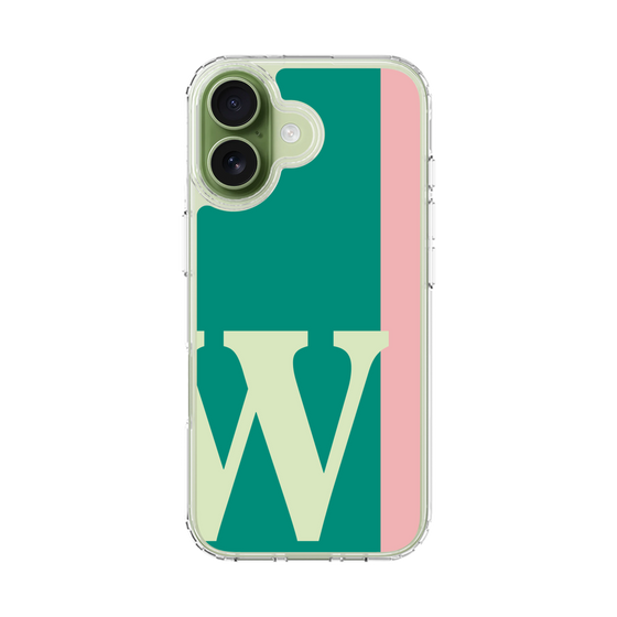 スリムプロテクションケース［ オリジナル - initial color line - W green ］