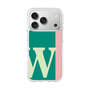 スリムプロテクションケース［ オリジナル - initial color line - W green ］