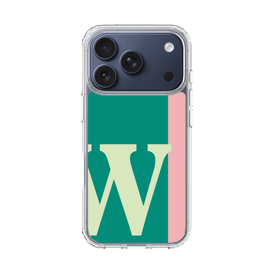 スリムプロテクションケース［ オリジナル - initial color line - W green ］