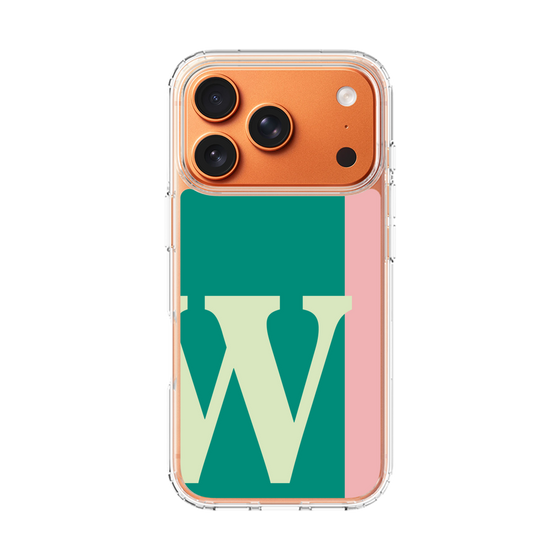 スリムプロテクションケース［ オリジナル - initial color line - W green ］
